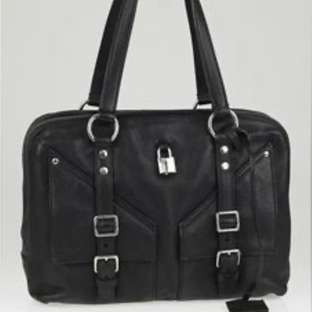 Yves Saint Laurent EUC Sac Lover black Leather Shoulder vintage Handbag ✨ - Picture 11 of 17